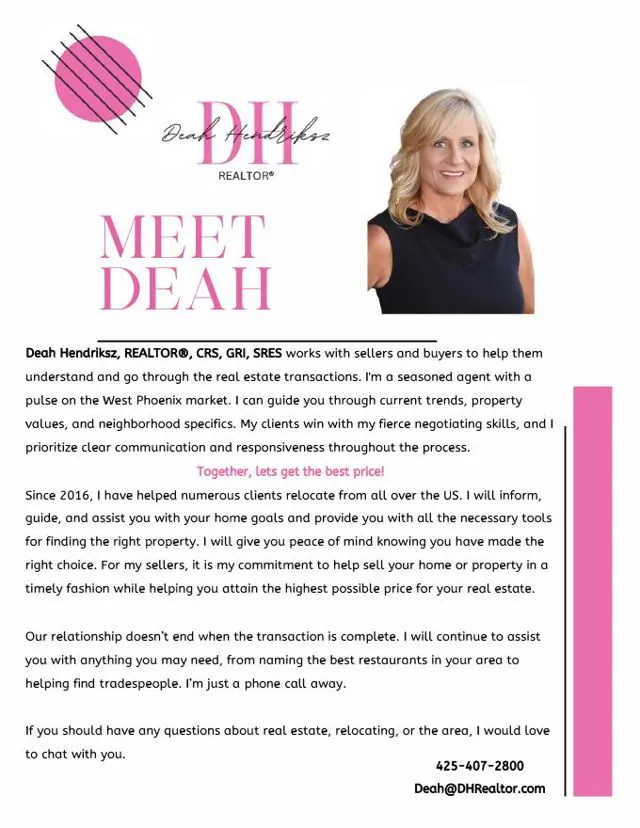 Page from the Deah Hendriksz Buyers Guide, Meet Deah