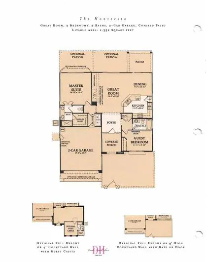 Montecito floor plan layout