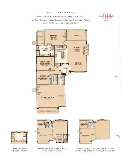 San Marco floor plan layout