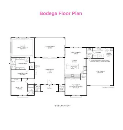 Bodega floor plan layout