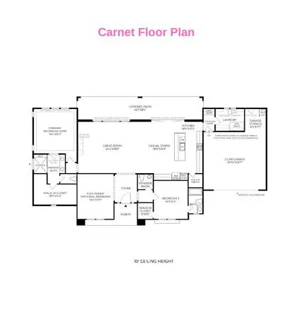 Carmet floor plan layout