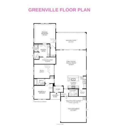 Greenville floor plan layout