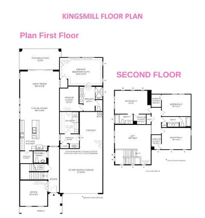 Kingsmill floor plan layout