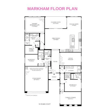 Markham floor plan layout