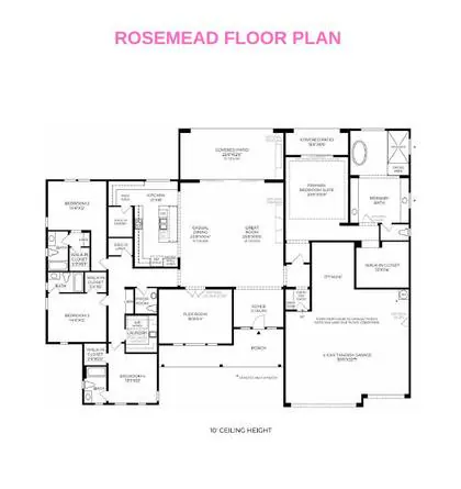 Rosemead floor plan layout