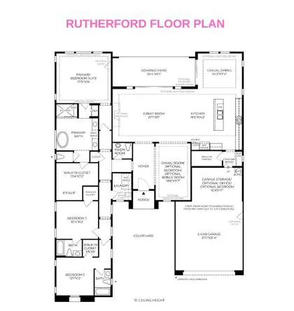 Rutherford floor plan layout