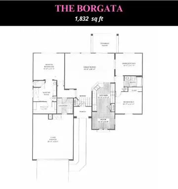 Borgata floor plan layout