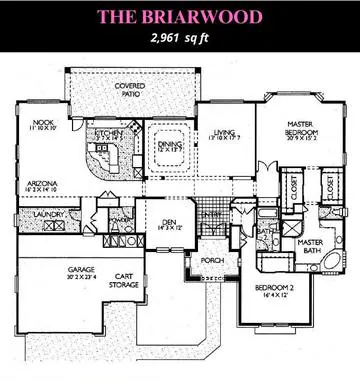 Briarwood floor plan layout
