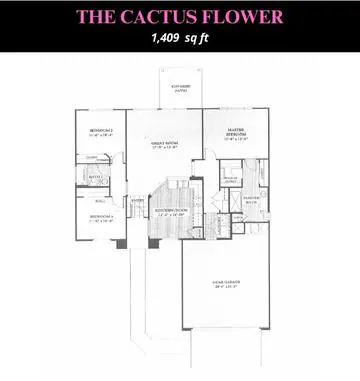 Cactus Flower floor plan layout