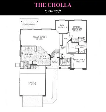 Cholla floor plan layout