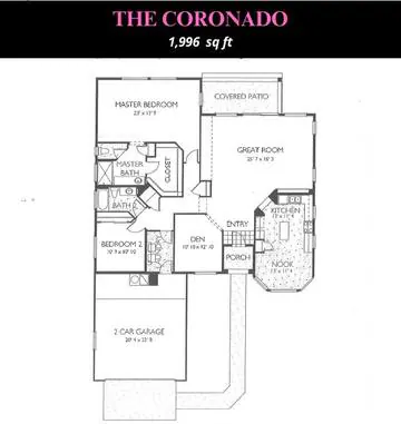 Coronado floor plan layout