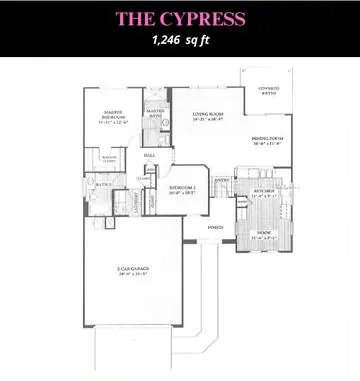 Cypress floor plan layout