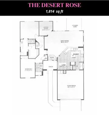 Desert Rose floor plan layout