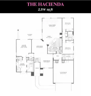 Hacienda floor plan layout