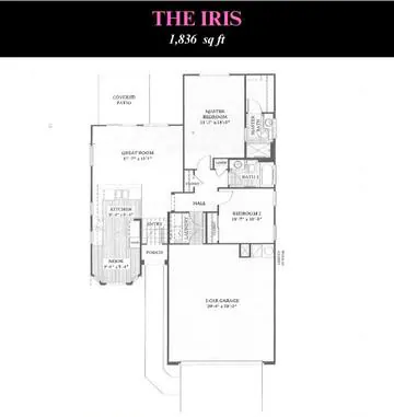 Iris floor plan layout