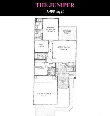 Juniper floor plan layout