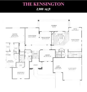 Kensington floor plan layout