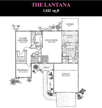 Lantana floor plan layout