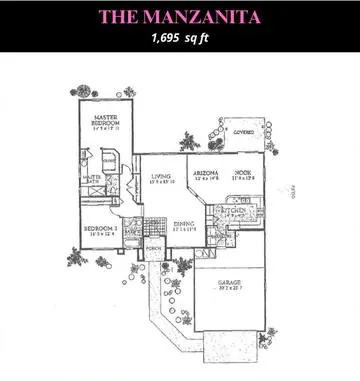 Manzanita floor plan layout