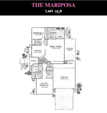 Mariposa floor plan layout