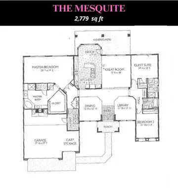 Mesquite floor plan layout
