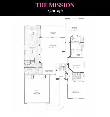 Mission floor plan layout