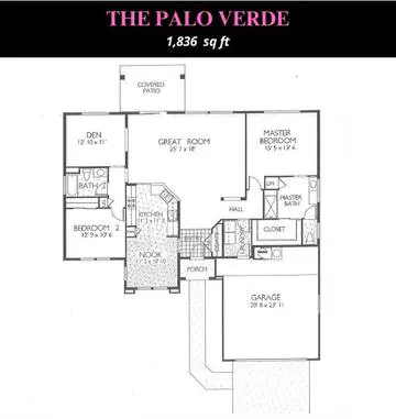 Palo Verde floor plan layout