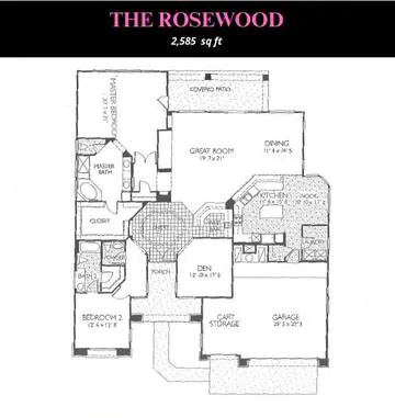Rosewood floor plan layout