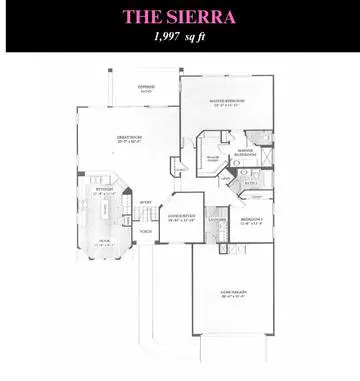 Sierra floor plan layout