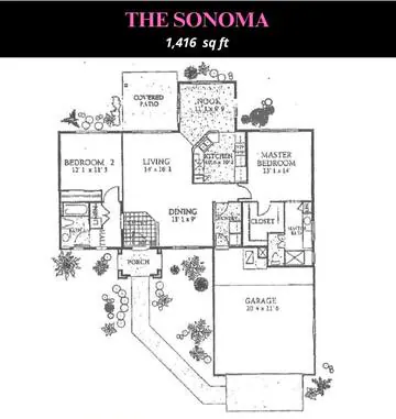 Sonoma floor plan layout