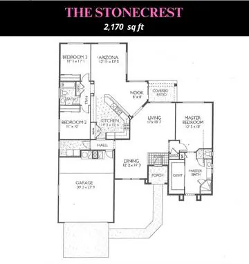 Stonecrest floor plan layout