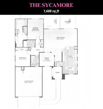 Sycamore floor plan layout
