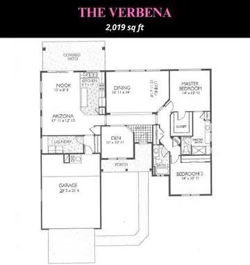 Verbena floor plan layout