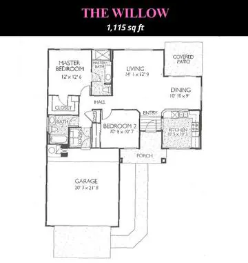 Willow floor plan layout