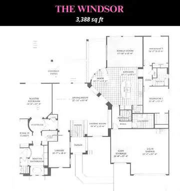 Windsor floor plan layout