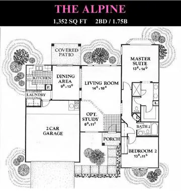 Alpine floor plan layout