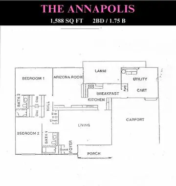Annapolis floor plan layout