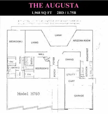Augusta floor plan layout