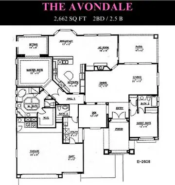 Avondale floor plan layout