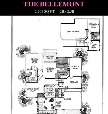 Bellemont floor plan layout