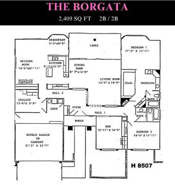 Borgata floor plan layout