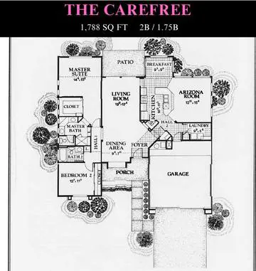 Carefree floor plan layout