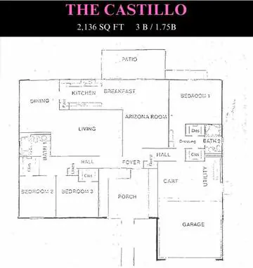 Castillo floor plan layout