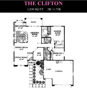 Clifton floor plan layout