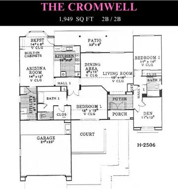 Cromwell floor plan layout