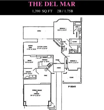 Del Mar floor plan layout