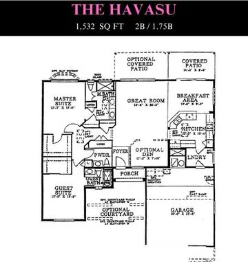 Havasu floor plan layout