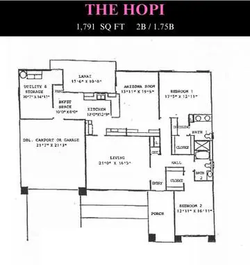 Hopi floor plan layout
