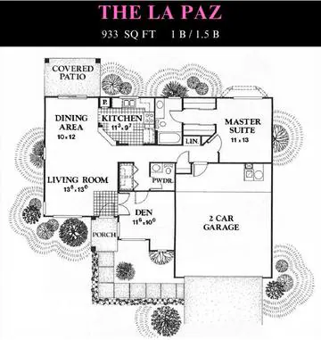 La Paz floor plan layout