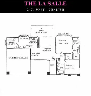 La Salle floor plan layout